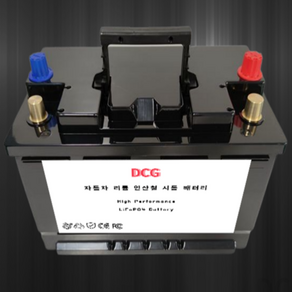 DCG 자동차 리튬 인산철 CATL 12V 24V 시동배터리 (AS 1년), 60, B타입 [238 x 133 x 198], 일반형, 1개