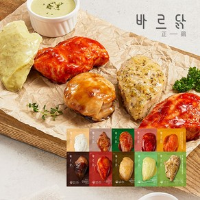 [바르닭] 소스품은 닭가슴살 100g*3팩 10종 골라담기, 화이트어니언3팩, 3개, 100g