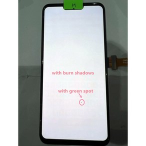 LG G8 LCD 스크린 디스플레이 디지 저 어셈블리 LMG820QM7 G820UMB LMG820UM0 G820 휴대폰 스마트 부품 도트 포함, NO.H, 1개