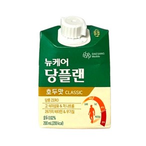 뉴케어 당플랜 호두맛 200ml 1팩 식이조절 어르신 노인 병문안 환자식 식사대용