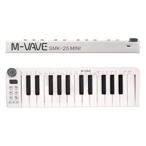 마스터키보드 미디컨트롤러 M-VAVE SMK-25mini MIDI 무선 25키, [01] SMK-25, 1개