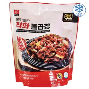 도드람 불맛한판 직화 불곱창 1.2kg (300g X 4팩) / 돼지곱창 : 국내산 / 전자레인지 간편조리