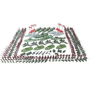 STK 전장 액세서리 337피스 플레이 세트가 포함된 군인 피규어, 플라스틱, 1개