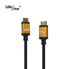 [LANSta] HDMI 2.0 케이블 골드메탈 LS-HDMT-10M [10m], 1개