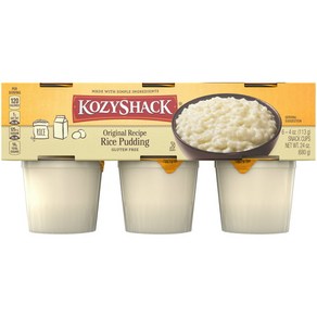 Kozy Shack Oiginal Recipe Rice Pudding 코지샤크 오리지널 레시피 쌀 푸딩 680g(6팩) X 2개, 12개, 680g