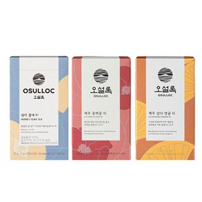 오설록 베스트 티 3종 세트 60입 (삼다꿀배티+제주동백꽃+삼다영귤티), 오설록 베스트 티 3종 세트 60입 (삼다꿀배티+제주동, 60개