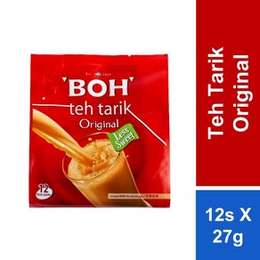 말레이시아 BOH 보흐 테타릭 밀크티 Teh Taik Oiginal 27gx12개, 12개, 27g, 12개입