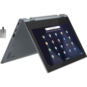 Lenovo 500e Gen 3 터치스크린 노트북 11.6인치 HD Rugged 2 in 1 Chromebook Intel Celeron N5100 8GB RAM 64GB SS