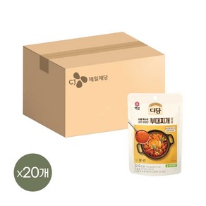 다담 사골 부대찌개 양념 130g x20개, 20개