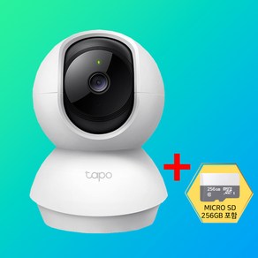 티피링크 Tapo TC71 CCTV + 256GB 2K Wi-Fi 360도 맘캠 홈캠 펫캠 CCTV / 공식 판매점, 1개