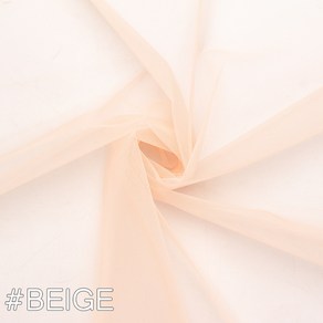 가발 제작용 스위스 레이스 메쉬 베이스 캡 프론트 클로저 1/4 야드 탑 소재 직조 그물 보이지 않음, Beige Colo