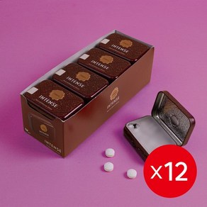 콤파스 민트 와일드베리 슈가프리 캔디 인텐스 20g x 12개, 없음