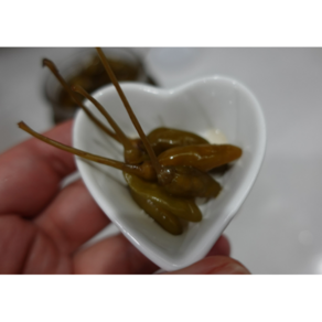 [지원지구] 절임 삭힌 산고추 총1KG 연어 참치 스시 횟집 초밥 일식 돈까스 족발 밥도둑 무침, 1kg, 1세트