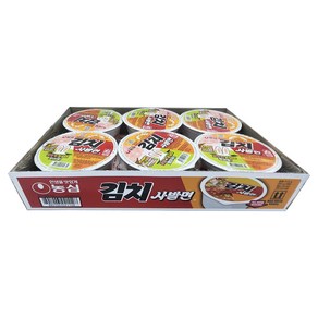 농심 김치사발면 86g 6입, 1개