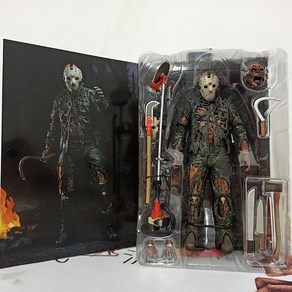 피규어 NECA The Fiday 13 Jason Voohees 액션 파트 VII 블러드 제이슨 할로윈 컬렉션 모델 장난감 인형 선물, [01] with box, 1개