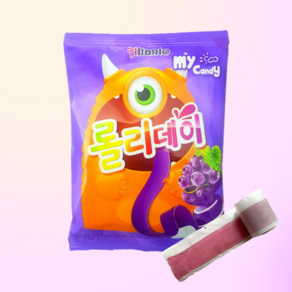 롤리데이 테이프 모양 풋젤리류 35g, 1개