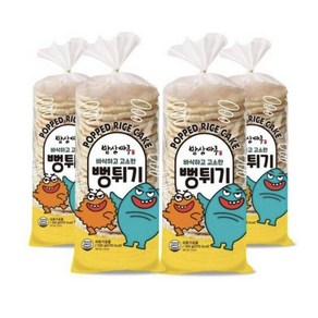 밥상마루 바삭바삭 뻥튀기 150g x 4봉, 상세내용참조, 1세트