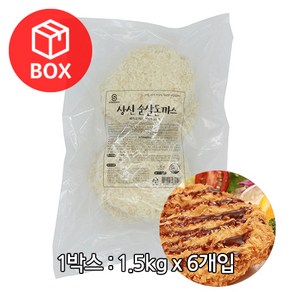 상신식품 순살돈까스 1.5kg 1박스 6개