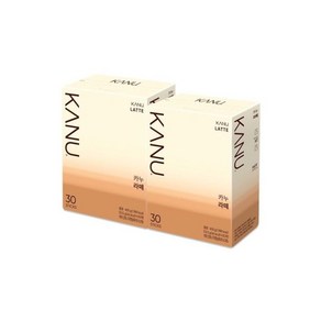 동서식품 맥심 카누라떼 30T X2 커피믹스, 13.5g, 30개입, 2개