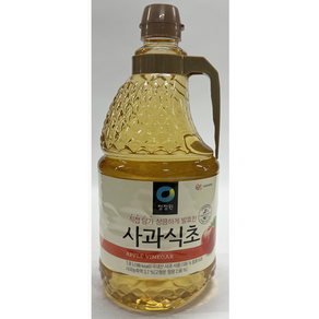 청정원 사과식초 1.8L 100% 발효 건강 식초 상큼한 맛 대상, 1개