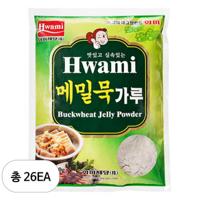 화미_메밀묵가루 400G, 26개