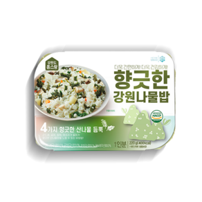 향긋한 강원나물밥4팩, 4개, 220g