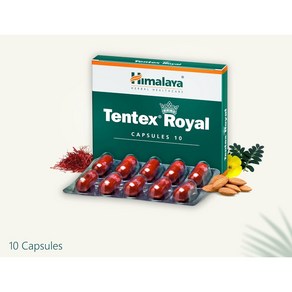 Himalaya Tentex Royal Capsules - 10 Capsules, 6개, 10정