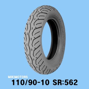 SHINKO 신흥타이어 신코타이어 국산타이어 10인치 110X90-10 110 90 10 타이어 110/90-10 T/L SR562, 1개