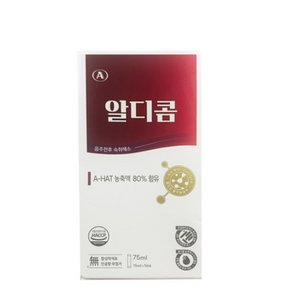 [공식] 알디콤A 숙취해소제 75ml 5포입, 5개