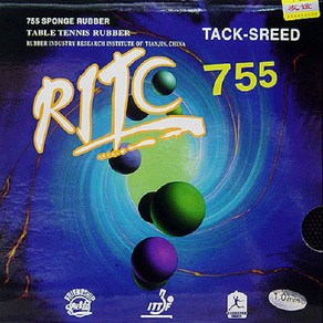 729 RITC755(롱핌플) 탁구용품 탁구러버, 흑색1.0, 1개