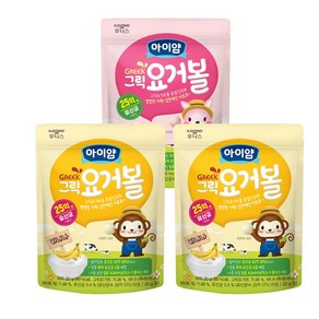 일동후디스 아이얌 그릭요거볼 혼합, 1세트, 망고바나나[2]+딸기[1], 20g