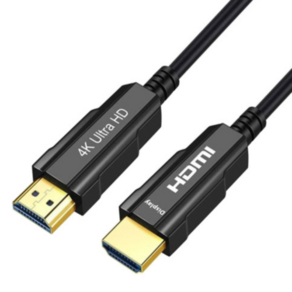 4K HDMI 10M 광 AOC 장거리 전송 리피터 액티브 케이블 선, 1개