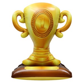 졸업식 초대형 은박풍선 스탠딩에어벌룬 포토존 파티 졸업 축하 풍선세트, 4.초대형 트로피 풍선, 1개