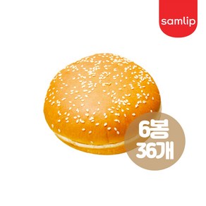 삼립 햄버거빵 6봉 (총 36개입), 300g, 6개