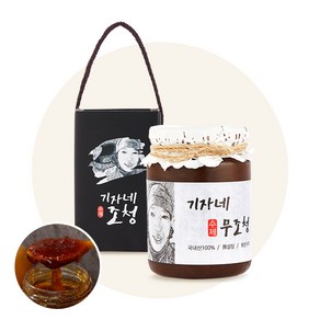 기자네 전통 수제 무조청 500g 무우청 (+선물상자), 1개