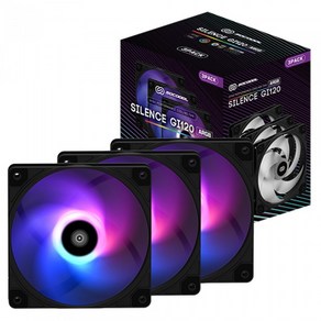 3RSYS SILENCE GI 120 ARGB 3PACK (BLACK)