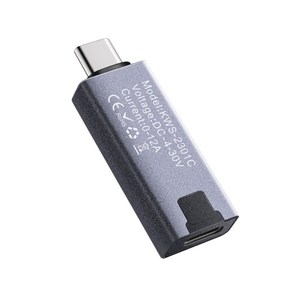 KOWSI USB Teste USB 휴대폰 충전 감지기 USB C 전압 전류 감지기 측정기, 1개