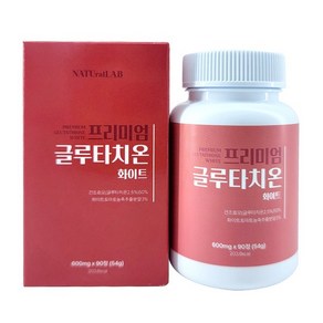 프리미엄 글루타치온 화이트 600mg 90정 6개월분 건조효모 화이트토마토 추출물, 1개