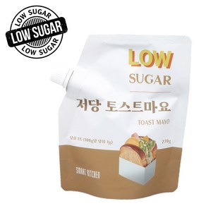 스마트키친 달콤새콤 저당 토스트 마요 소스, 1개, 270g