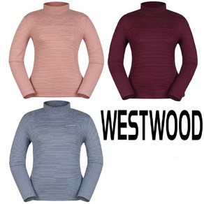 5층 웨스트우드 WESTWOOD 여자 배색형 스트라이프 티셔츠 (여자 겨울 티) M4/412