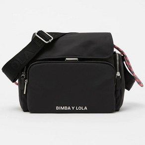 bimba y lola SS23 여성 나일론 가방 휴대용 대용량 방수 덮개 플러그 크로스 숄더백 5 배색