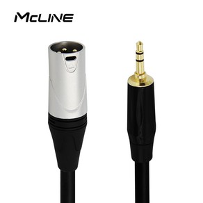 맥라인 스테레오 3.5mm ST to XLR 캐논 케이블 5m MC-HA28, 1개