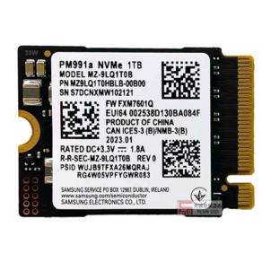 ssd 스팀덱 확장 nvme 호환 OEM 삼성 1TB, 상세 페이지 참고, 삼성 PM991A 512G M2 2230