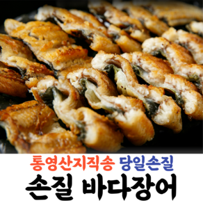 통영 손질 바다장어 구이용 중 대사이즈 1kg 포장 자연산 붕장어 갯장어 아나고 하모 산지직송 택배, 1개