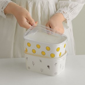 일회용 도시락 용기 일회용용기 5p 디저트 샐러드 포장 카페 테이크아웃 박스 종이 사각 샌드위치, 1개, 테이크아웃 용기_스마일 580ml_5p, 본상품선택