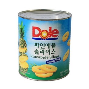 [] 돌 파인애플 슬라이스 통조림 3kg