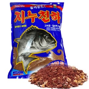 낚시여행 지누천하 2kg 습식 감성돔 집어제 1봉 파우더 밑밥 미끼 고비중