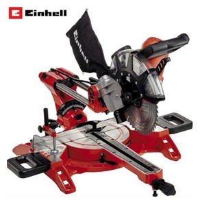 EINHELL 아인헬 10인치 전동 전기 슬라이딩 각도 절단기 고속절단기 원형톱 TCSM2534/1, 목재용 254mm 60T, 1개