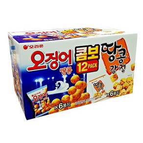 오리온 오징어땅콩강정 콤보팩 12봉 990g, 1개