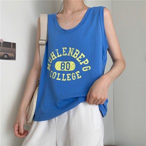 레일라 칼리지 나염 나시 티 S25SMS033106
